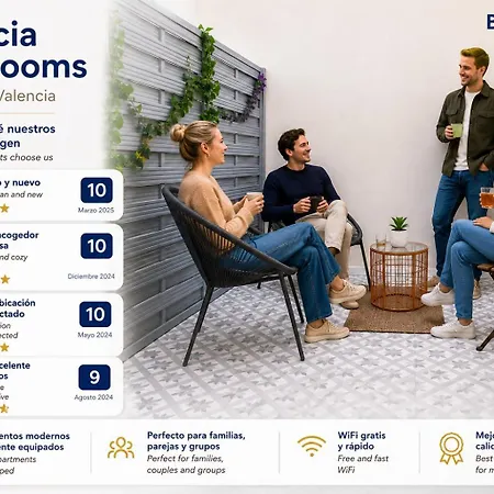 Florit Flats - Port & City Arts - 15 Min Beach * Valencia